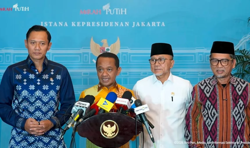 Sejumlah Ketum Parpol kumpul di Istana Negara (sumber: Youtube/Sekretariat Presiden)