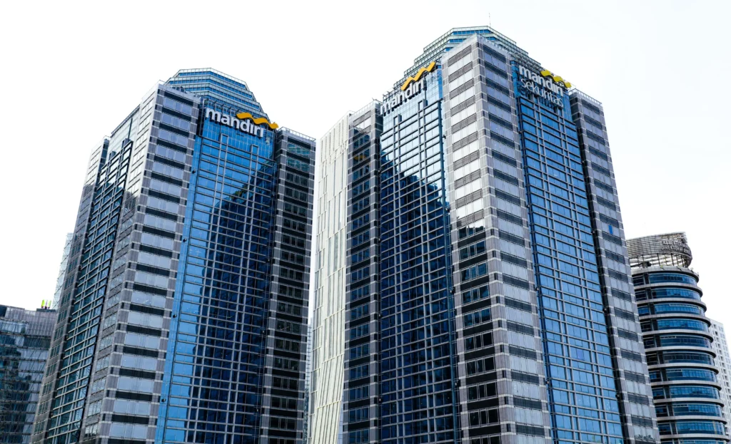 Ilustrasi gedung Bank Mandiri di Jakarta (sumber: Bank Mandiri)