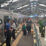 Ilustrasi mudik lebaran dengan kereta (sumber: PT KAI)