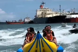 Viral di media sosial Wakil Presiden Indonesia Gibran Rakabuming Raka menikmati liburan di Bali bersama keluarganya.