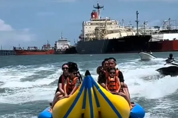 Viral di media sosial Wakil Presiden Indonesia Gibran Rakabuming Raka menikmati liburan di Bali bersama keluarganya.