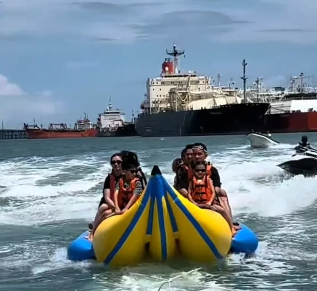 Viral di media sosial Wakil Presiden Indonesia Gibran Rakabuming Raka menikmati liburan di Bali bersama keluarganya.