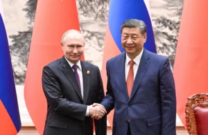 Presiden Rusia Vladimir Putin dan Presiden China Xi Jinping. (Dok. Kedutaan China)