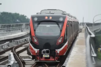 Kereta LRT Jabodebek. (Dok. Istimewa)