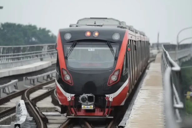 Kereta LRT Jabodebek. (Dok. Istimewa)