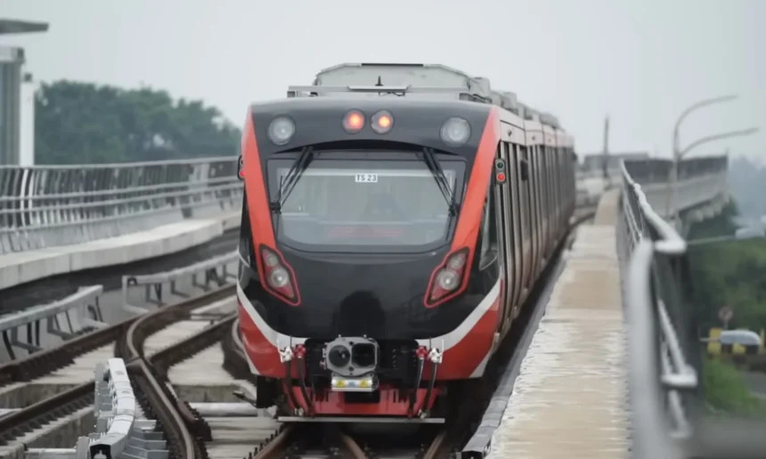 Kereta LRT Jabodebek. (Dok. Istimewa)