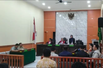 Sidang sengketa Kadin Jawa Barat versi Muprov Preanger Bandung, yang diajukan Nizar Sungkar di Pengadilan Bandung