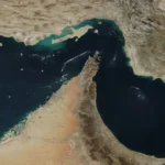 Citra satelit Selat Hormuz