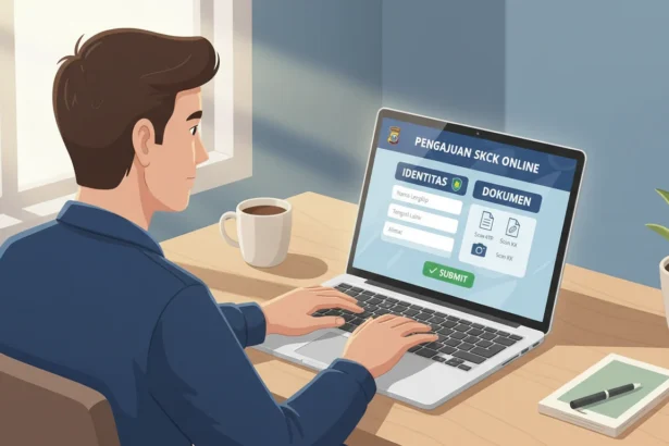 gambar ilustrasi pembuatan SKCK online