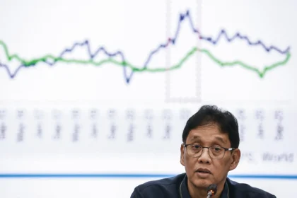 Menteri Keuangan Purbaya Yudhi Sadewa menyampaikan paparan saat konferensi pers APBN KiTa edisi Maret 2026 di Jakarta