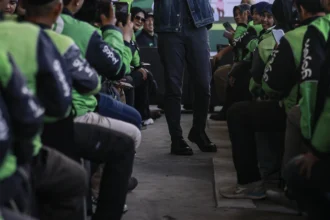 Acara GoMudik di Terminal Terpadu Pulogebang, Jakarta