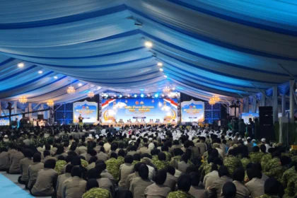 Acara Buka Puasa Bersama TNI-Polri 2026, Kapolri Jenderal Listyo Sigit Prabowo tegaskan sinergitas aparat, Rabu, 11 Maret 2026, di Lapangan Bhayangkara, Jakarta.