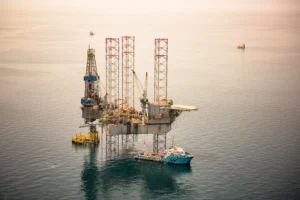 Pengeboran Minyak Lepas Pantai Hasbah terletak sekitar 150 km di timur laut Kota Industri Jubail di Teluk Arab.