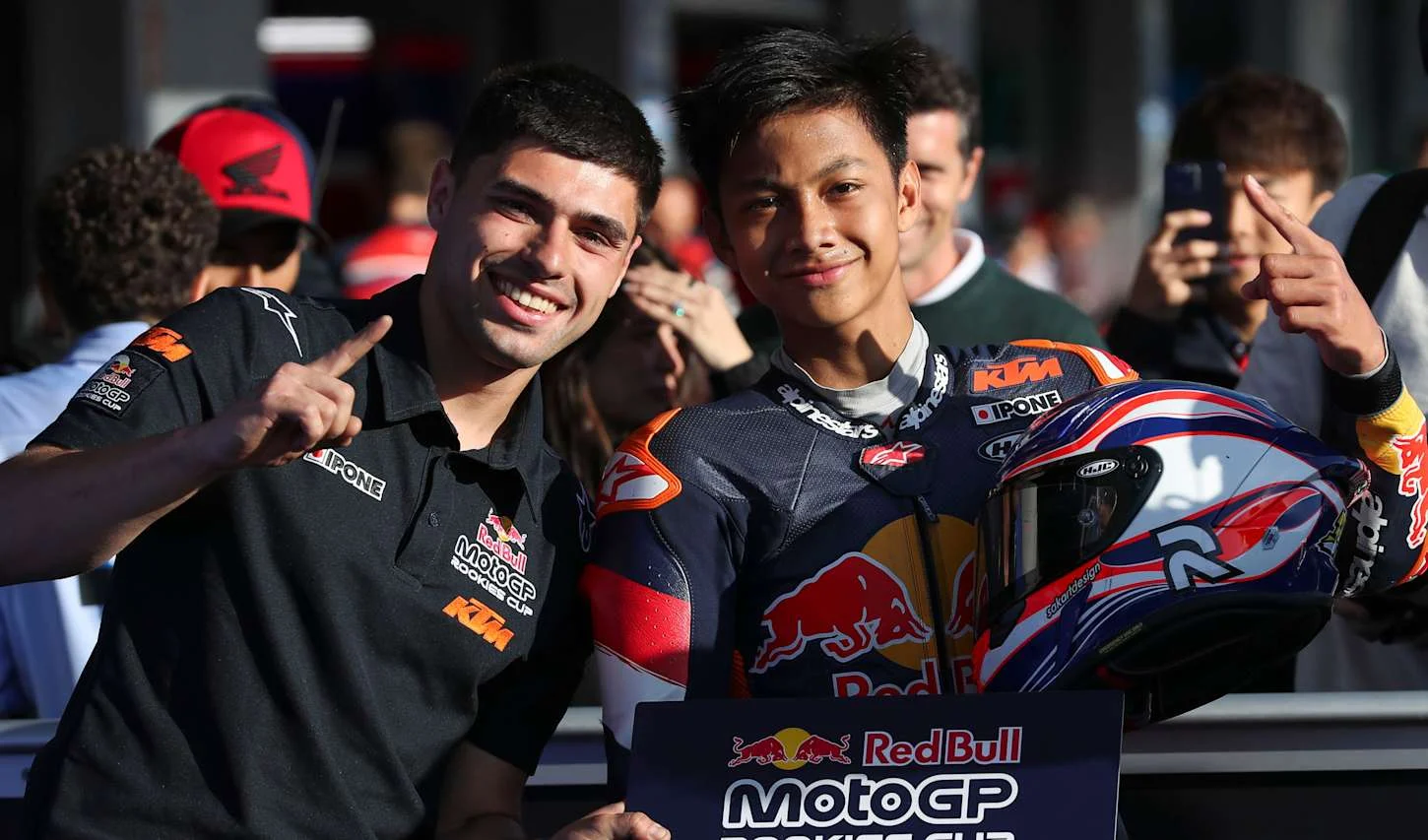 Kiandra Ramadhipa Juara Race 2 Red Bull MotoGP