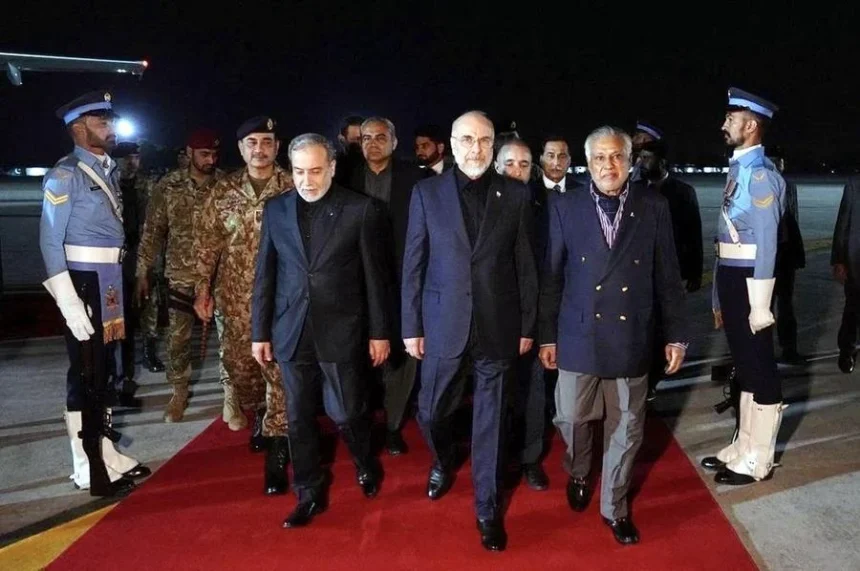 Delegasi Iran tiba di Pakistan. (Sumber: X/@XHIndonesia)