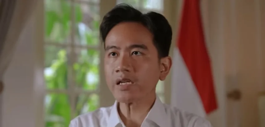 Wakil Presiden Gibran Rakabuming dalam tayangan ‘Menjaga Kedaulatan Keuangan: Langkah Tegas Berantas Trade Misinvoicing’.