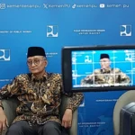 Menteri Pekerjaan Umum Dody Hanggodo di Kantor Kementerian PU.