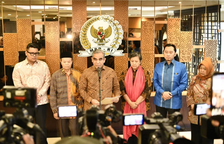 Foto bersama Ketua MPR RI, Ahmad Muzani