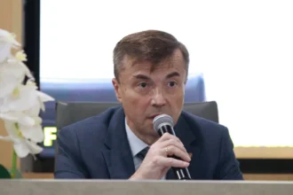 Duta Besar Rusia untuk Indonesia, Sergei Tolchenov. (Sumber: X/@RusEmbJakarta)