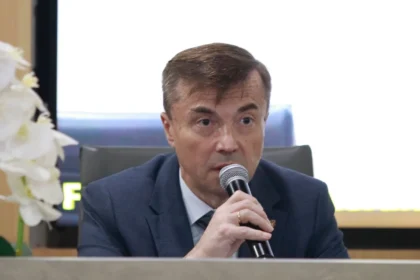 Duta Besar Rusia untuk Indonesia, Sergei Tolchenov. (Sumber: X/@RusEmbJakarta)