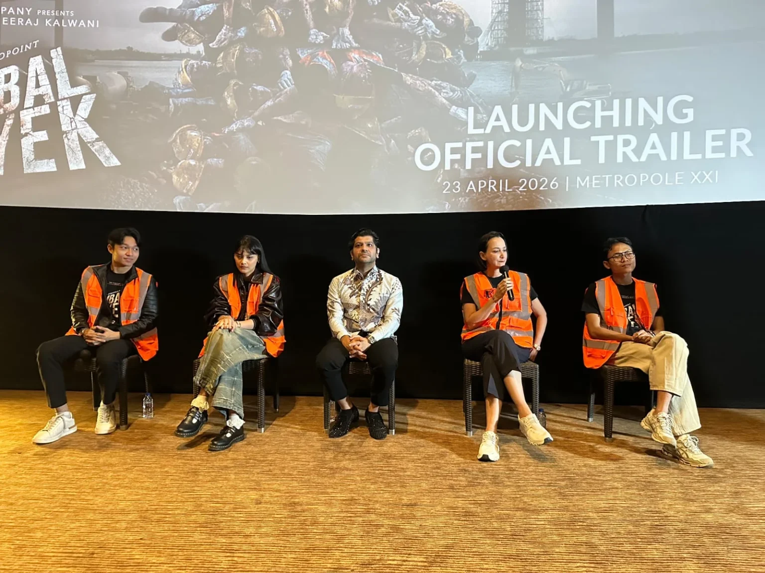 Konferensi pers trailer film Tumbal Proyek