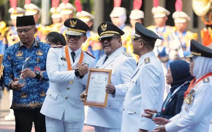 Wakil Menteri Dalam Negeri Bima Arya Sugiarto, dan Wakil Gubernur DKI Jakarta Rano Karno