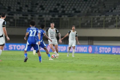 Persija menang tipis melawan PSBS Biak. (Sumber: Dok. Media Persija)