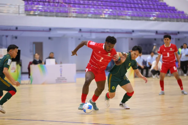 pertandingan pertama Grup B ASEAN Futsal Championship 2026
