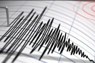 Gambar ilustrasi getaran gempa