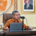 Deputi Bidang Statistik Distribusi dan Jasa Badan Pusat Statistik Ateng Hartono (sumber: owrite/Anisa Aulia)