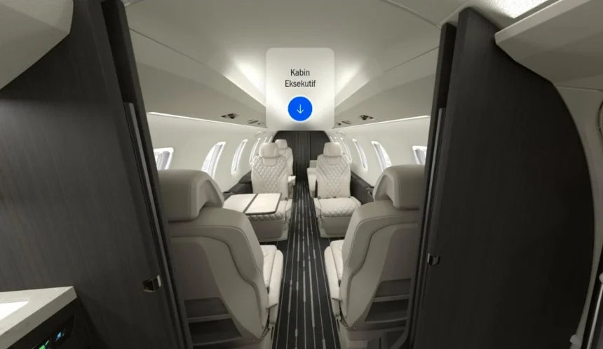 Interior jet mewah Pilatus PC-24. (Sumber: Pilatus Aircraft)