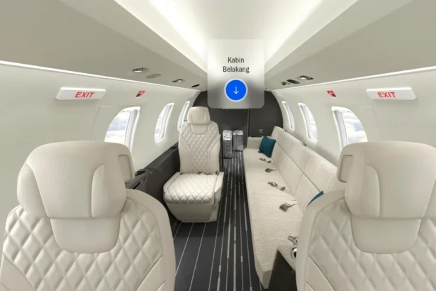 Interior pesawat Jet Mewah Pilatus PC-24. (Sumber: Pilatus Aircraft)