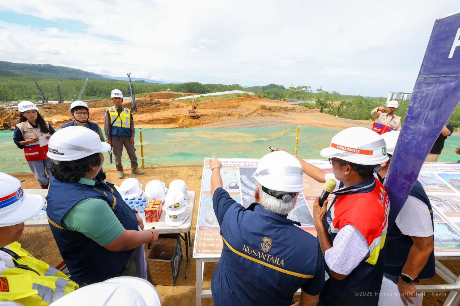 Ilustrasi pembangunan IKN (sumber: OIKN)