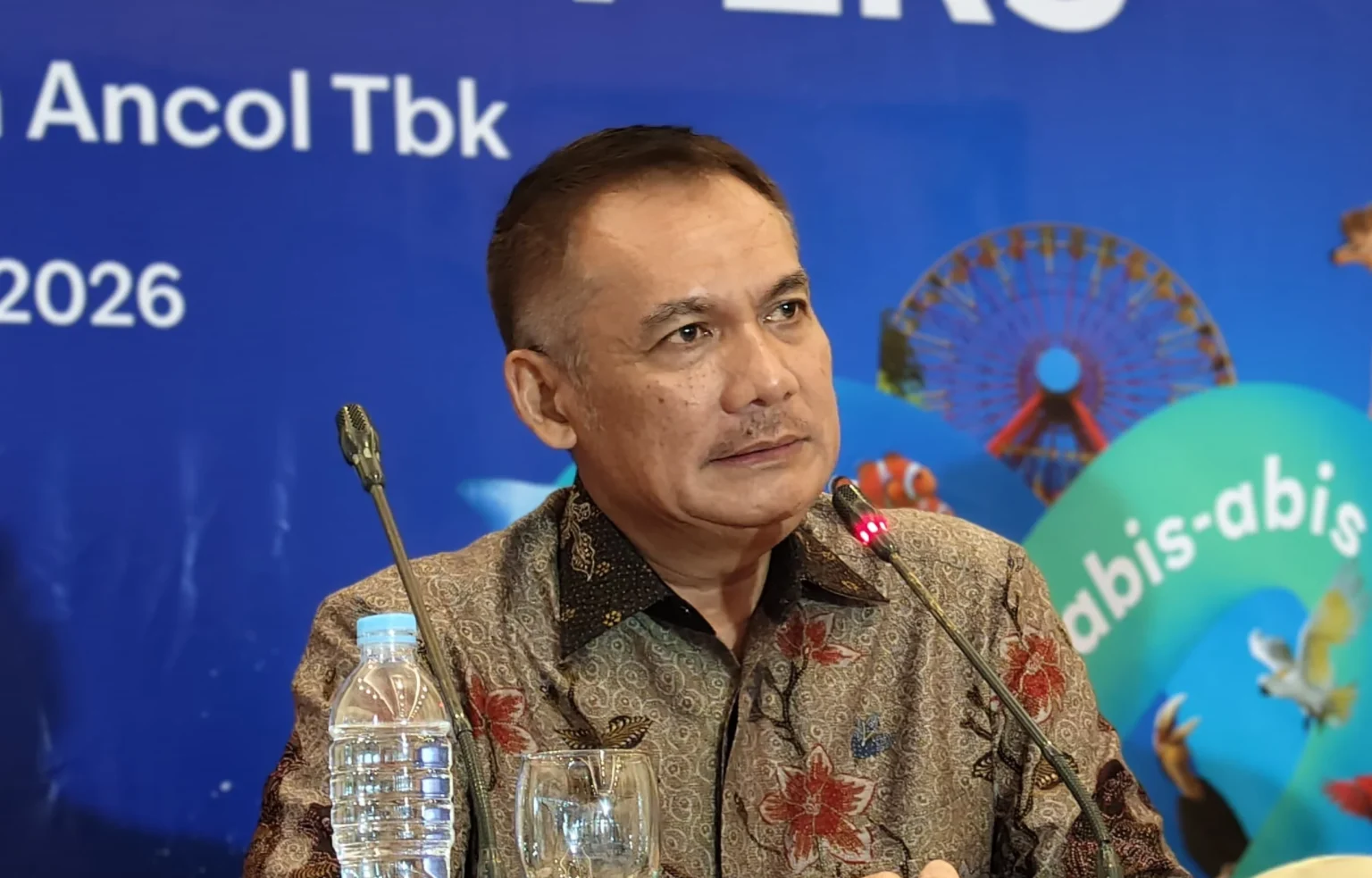 Direktur Utama Pembangunan Jaya Ancol, Syahmudrian Lubis. (sumber: Owrite/Anisa Aulia)