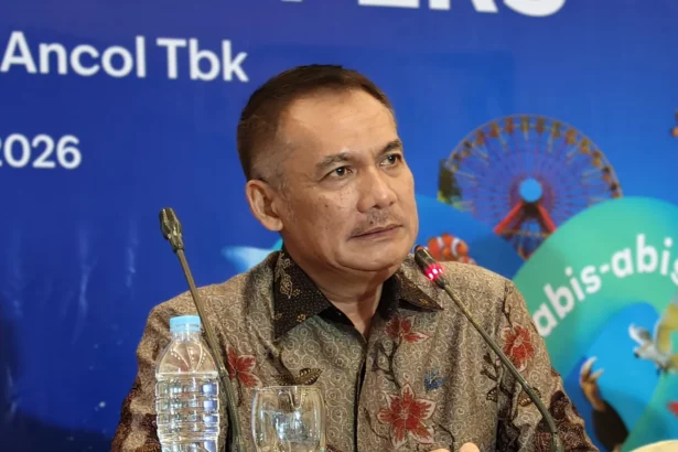 Direktur Utama Pembangunan Jaya Ancol, Syahmudrian Lubis. (sumber: Owrite/Anisa Aulia)