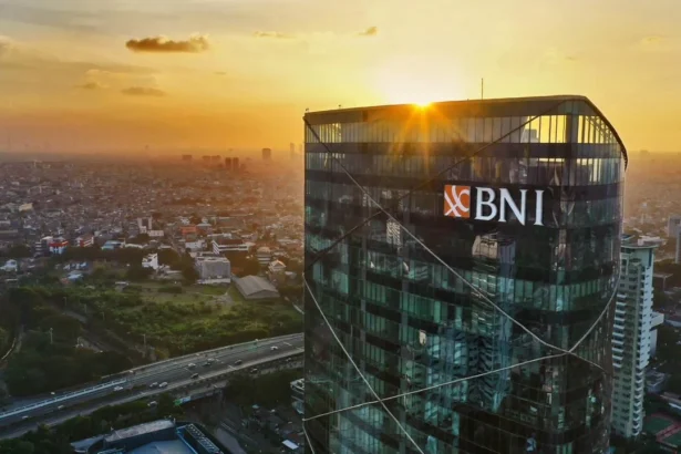 Ilustrasi gedung perkantoran BNI. (Sumber: Dok. BNI)