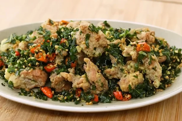 Ayam Goreng Kailan Renyah dan Krispi