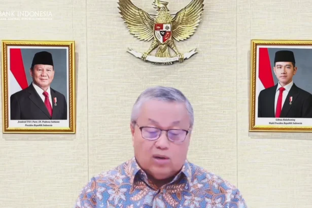 Gubernur Bank Indonesia, Perry Warjiyo umumkan BI Rate hasil RDG April 2026.