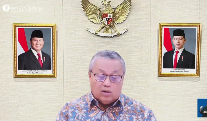 Gubernur Bank Indonesia, Perry Warjiyo umumkan BI Rate hasil RDG April 2026.