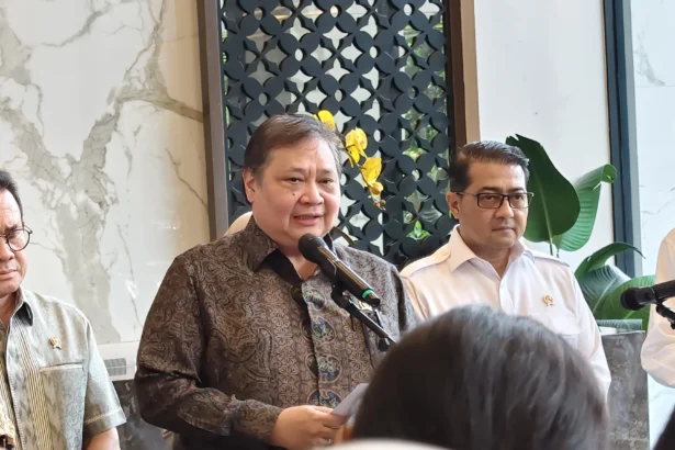 Menteri Koordinator Bidang Perekonomian, Airlangga Hartarto (Sumber: Owrite/Anisa Aulia)