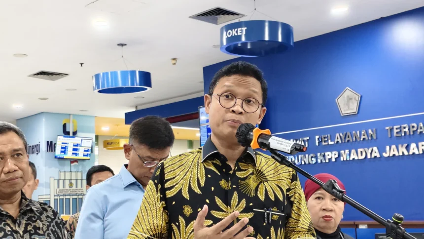 Direktur Jenderal Pajak Bimo Wijayanto (sumber: Owrite/Anisa Aulia)