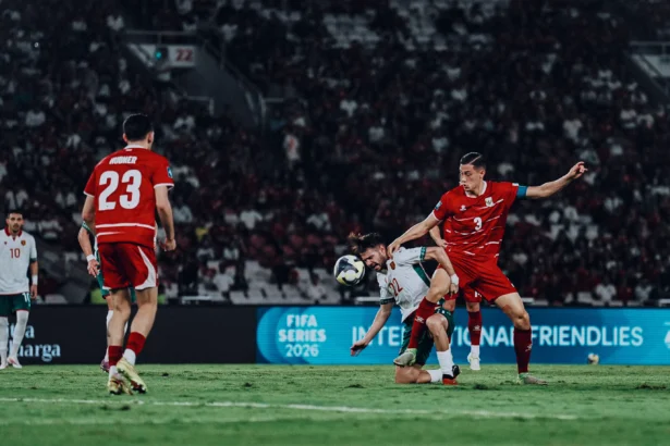 Timnas Indonesia saat menjalani pertandingan di FIFA Series 2026