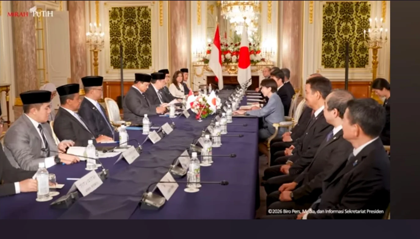 Pertemuan bilateral Presiden Prabowo dengan Perdana Menteri Jepang