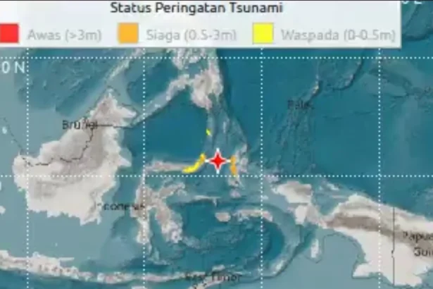 Titik lokasi gempa