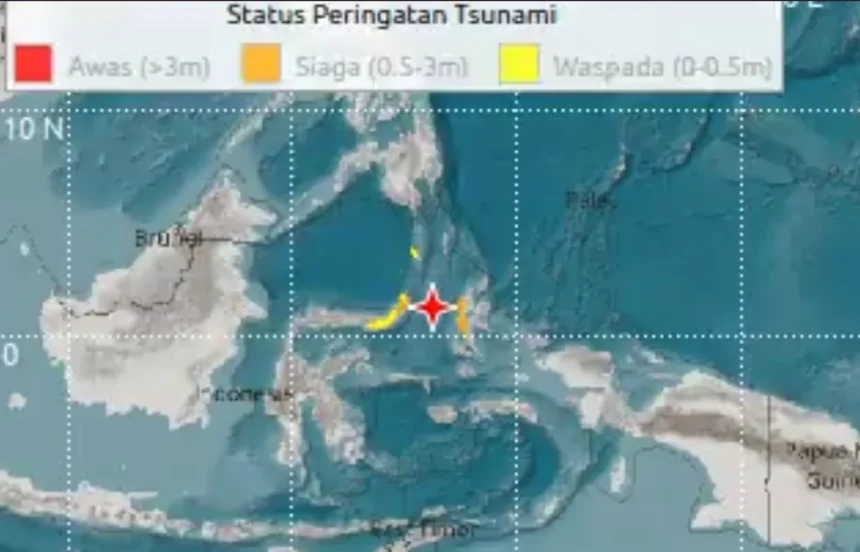 Titik lokasi gempa