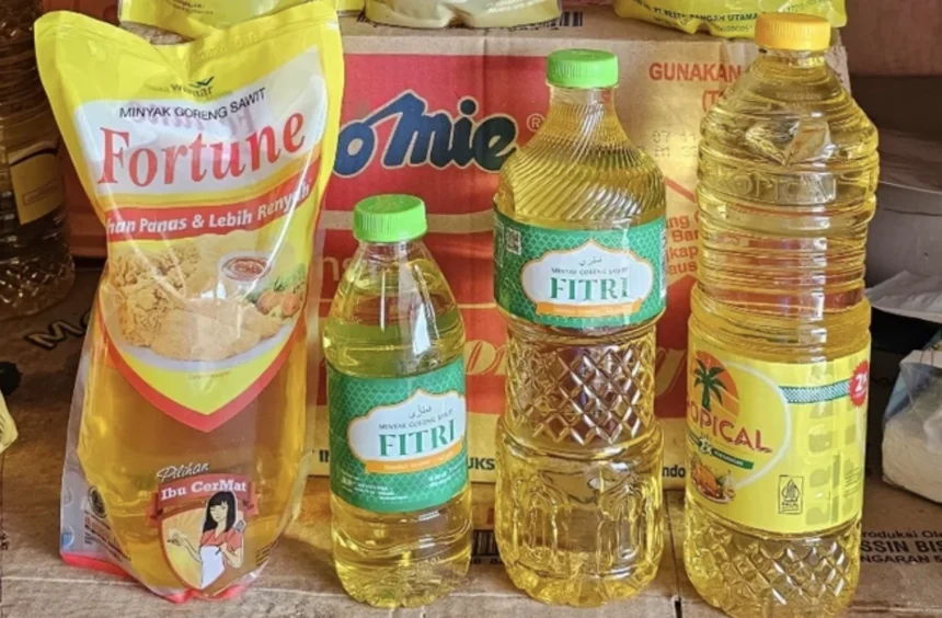 Deretan minyak goreng. (sumber: Shopee)