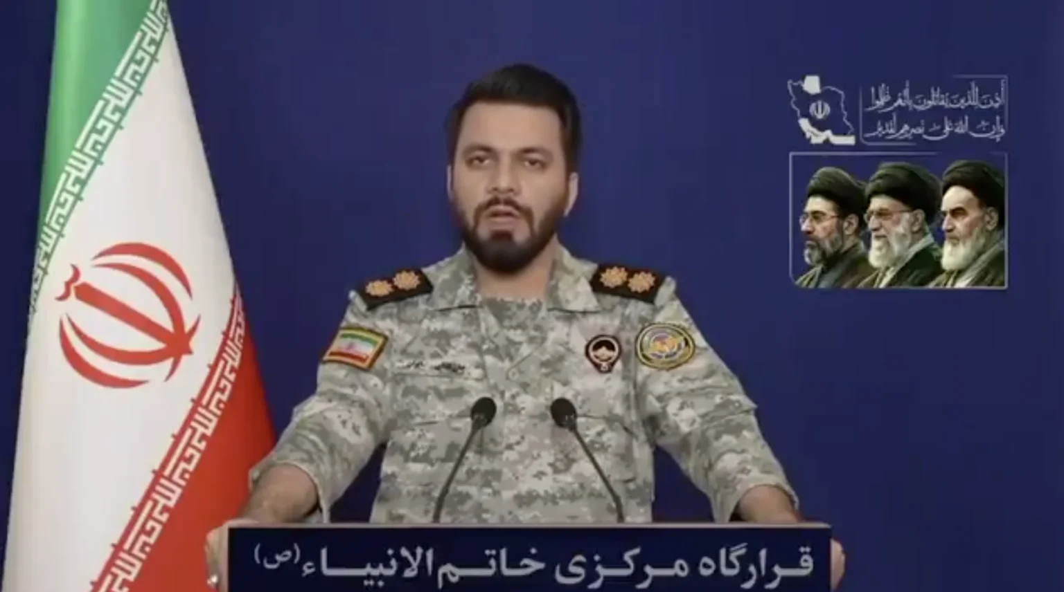 Juru Bicara Militer untuk Markas Besar Pusat Khatam al-Anbiya, Ebrahim Zolfaghari. (Sumber: Istimewa)