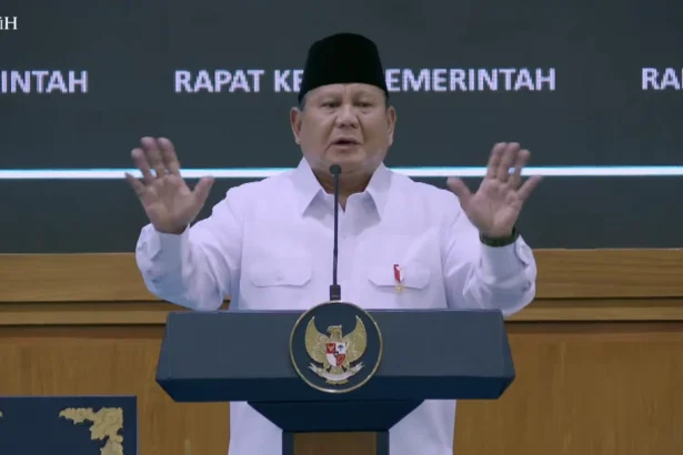 Presiden Prabowo Subianto. (Sumber: YT/Sekretariat Presiden)