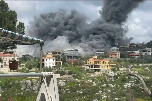 Ilustrasi Serangan Israel ke Lebanon