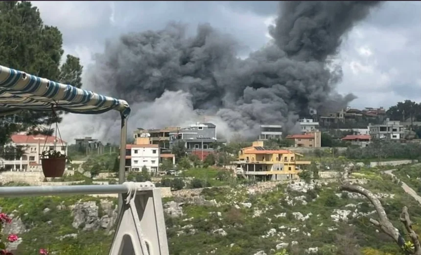 Ilustrasi Serangan Israel ke Lebanon